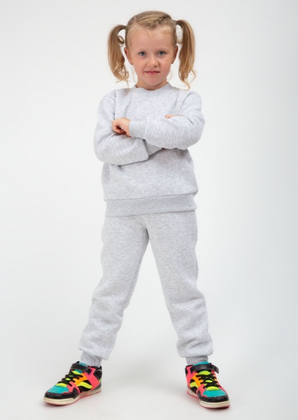 Джемпер унисекс Roksana №0045/33004 р.158-164 серый меланж 