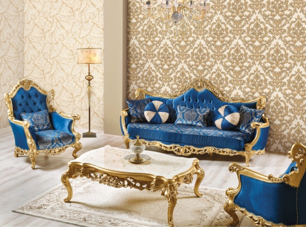 Шпалери вінілові на флізеліновій основі Слов'янські шпалери Le Grand platinum Джакарта 8635-01 1,06x10,05 м 