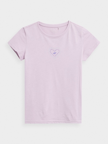Футболка 4F TSHIRT F384 4FJSS23TTSHF384-52S р.164 розовый