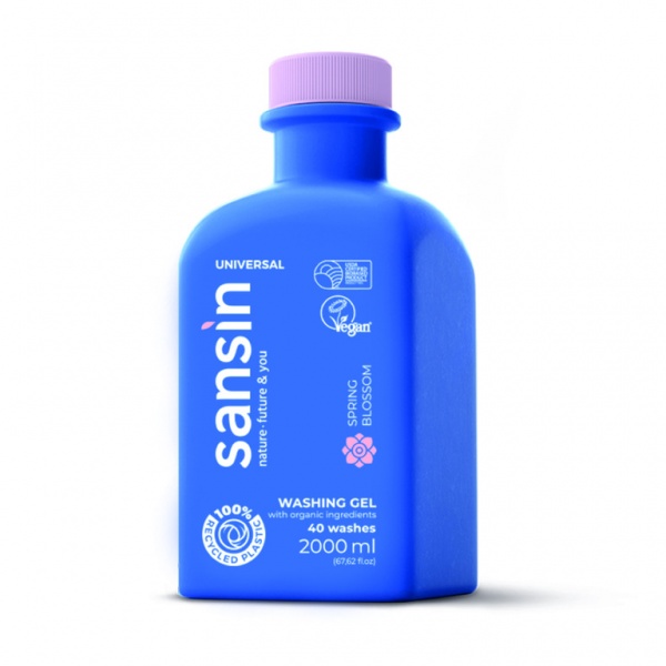Гель для стирки для машинной стирки Sansin Spring Blossom 2 л 
