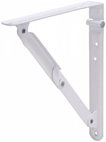 Кронштейн  сталевий складаний 200x200 мм білий