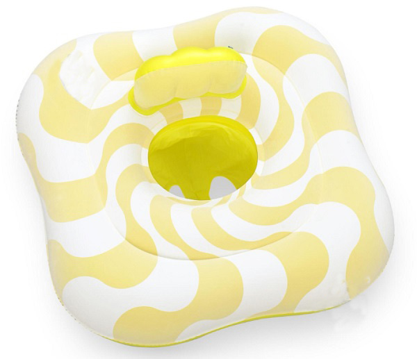 Круг надувной Bestway с сидением 79x79 см Comfort Plush Wavy Square 2-Ring