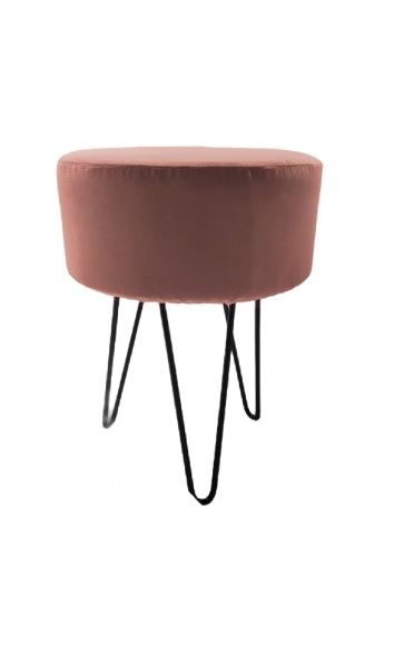 Пуф Марбет Burro Metal Kronos 29 розовый 