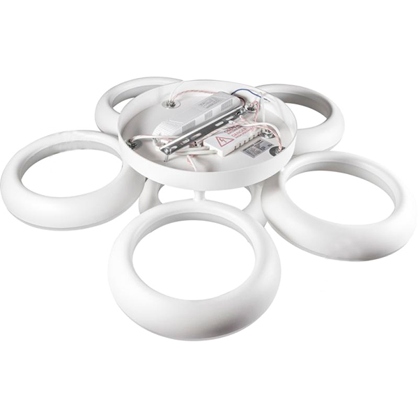 Люстра светодиодная Светкомплект Home CR 612 OP RC с пультом ДУ 72 Вт белый 