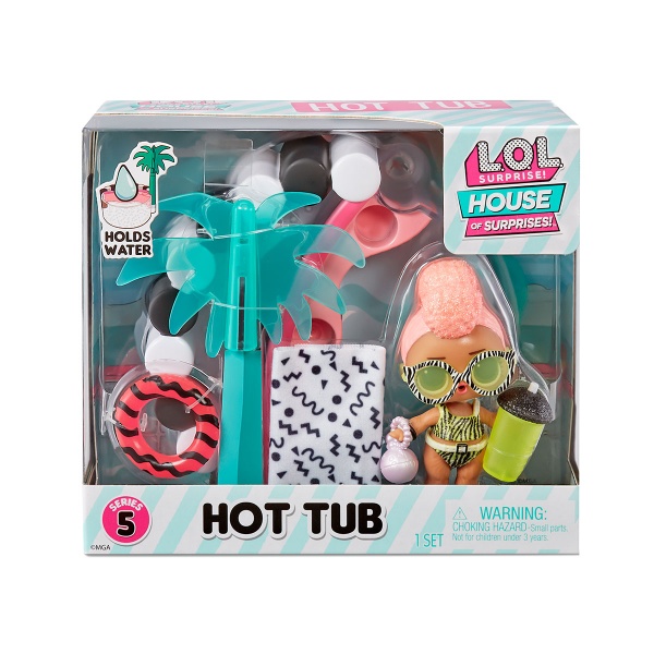 Ляльковий набір L.O.L. SURPRISE! серії Маленькі кімнатки_Джакузі Леді Канікули 580232
