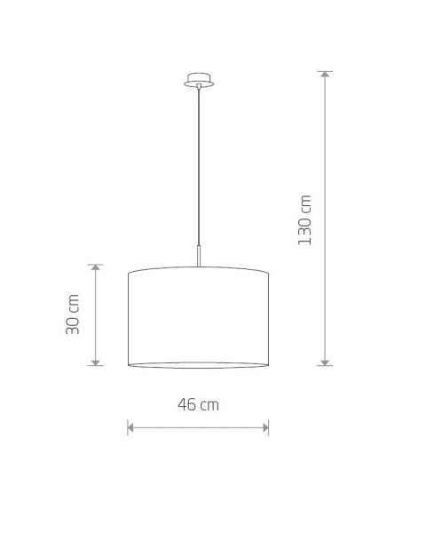 Люстра підвісна Nowodvorski Alice 1x60 Вт E27 чорний 4961 