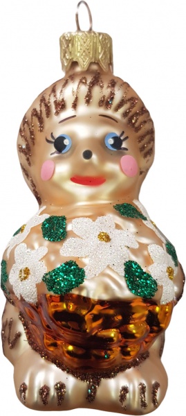 Елочная игрушка Юріта Ёжик 1099M 9,1 см 