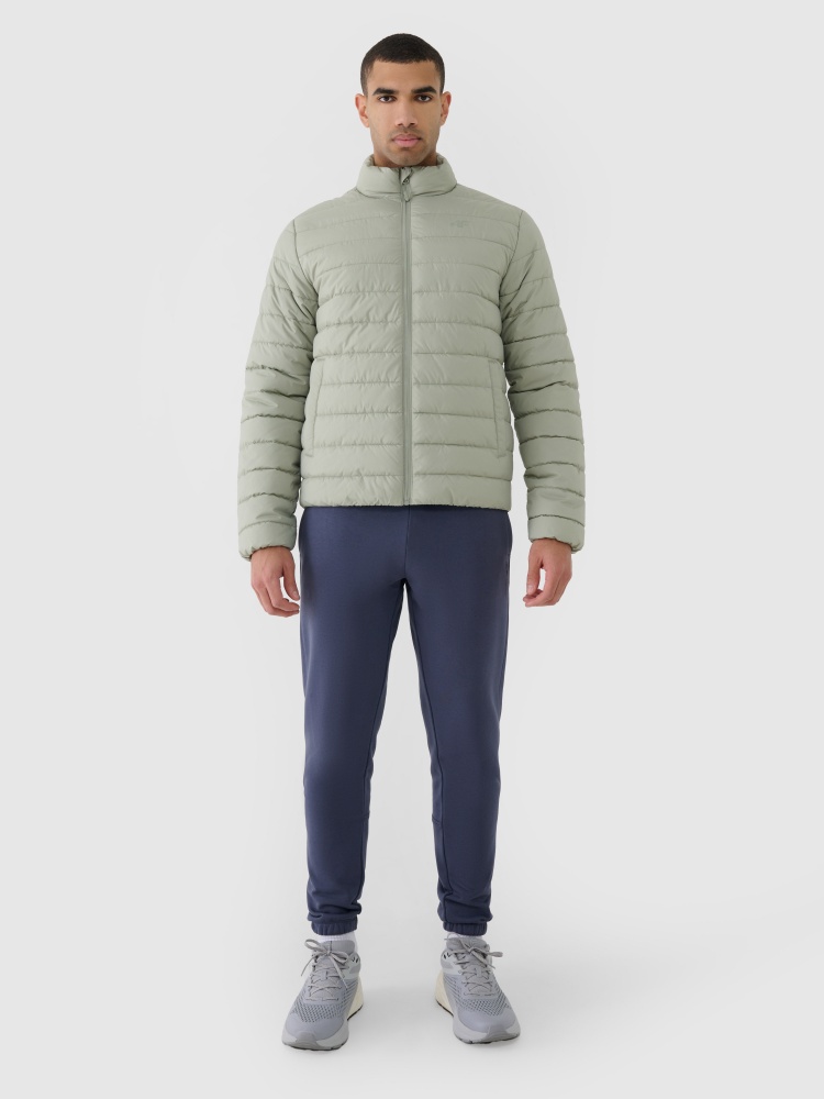 Куртка чоловіча демісезонна 4F DOWN JACKET M538 4FWSS25TDJAM538-44S р.S зелена