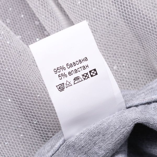 Платье Luna Kids р.116 серый меланж 