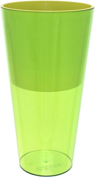 Горщик пластиковий Elsa Вулкано Преміум-200 круглий 15л салатовий 