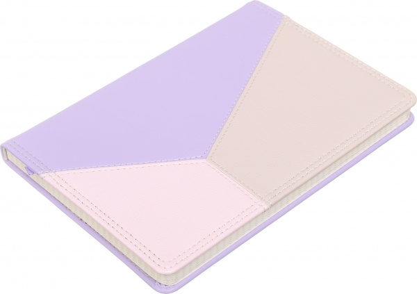 Книга для записей Geometry А5 фиолетово-белый