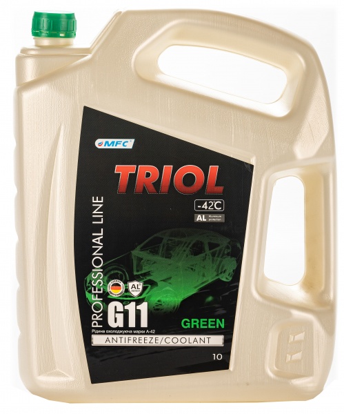 Антифриз MFC TRIOL Professional від -40 до +110 10л зелений 