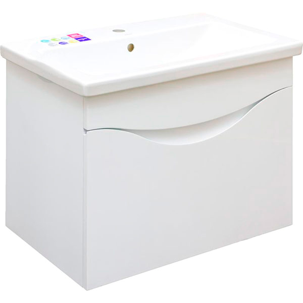 Тумба підвісна Сансервіс Smile 80 с умывальником Como 80