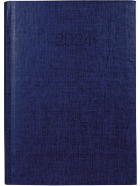 Дневник датированный синий Economix Basic A5 2024