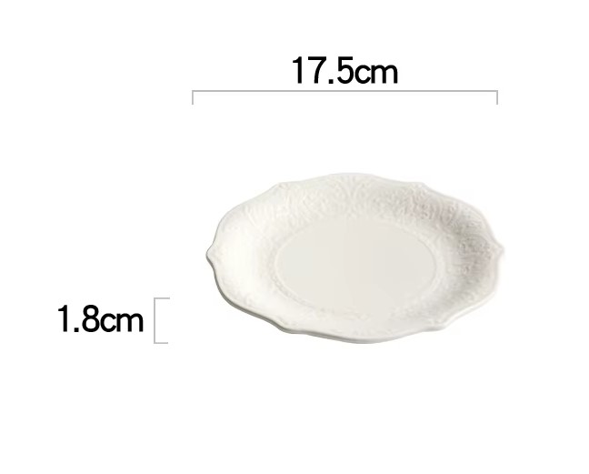 Тарелка десертная Fiora Jardin 17,5 см