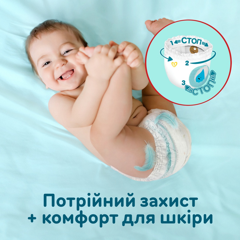 Підгузки-трусики Pampers Premium Care Pants Розмір 6 13-19 кг 42 шт.