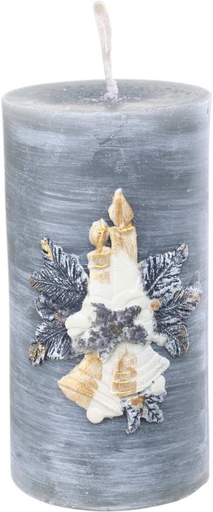 Свічка декоративна Циліндр Різдвяна композиція в асортименті Pako-If