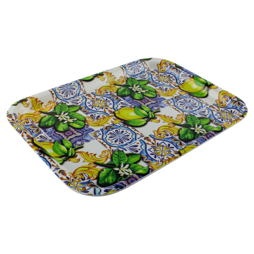 Поднос Arino Lemon 30x22x1,8 см прямоугольный 74651