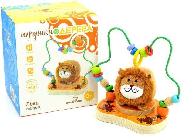 Лабиринт Іграшки з дерева Лева