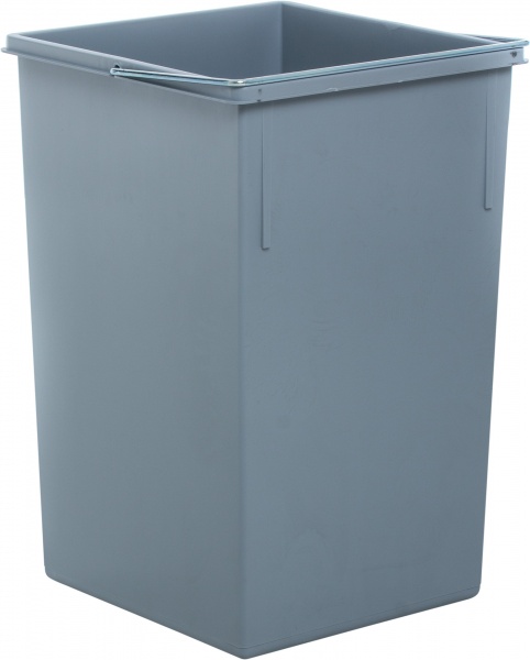 Ведро для мусора Hailo Multi Box 2*15 430х520х260 мм серое 3659001