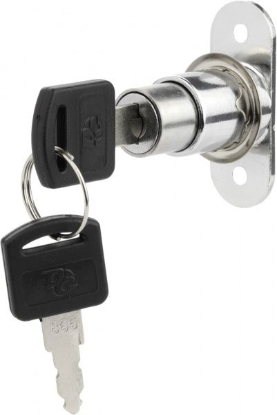 Замок меблевий KL-105 для розсувних дверей ДСП натискний хром DC