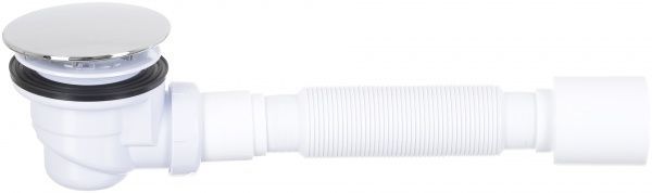 Сифон для поддона ScandiSPA для душевых кабин и низких поддонов h65/d90