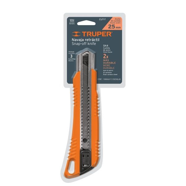 Ніж сегментний Truper 25 мм CUT-7