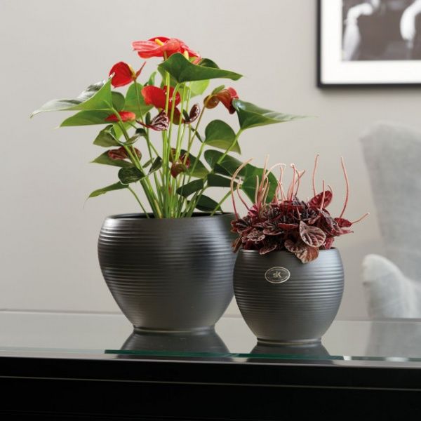 Кашпо Manacore круглий 7,6 л червоний (0018-0020-0847) 