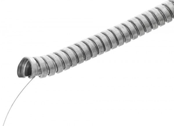 Металорукав холодної оцинковки E.NEXT 11 мм 50 м с протяжкой 