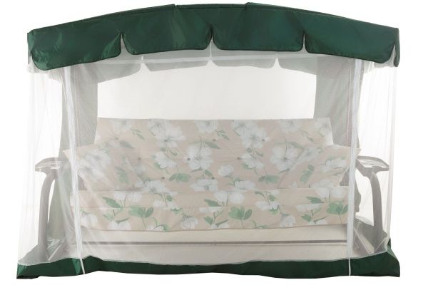 Качели OLSA Саванна 2586х1440х1737 мм белые цветы 