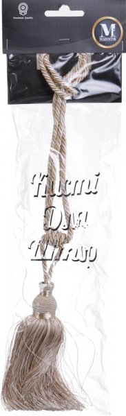 Підхват для штор 2019-54-K-84 кремовий/капучино Majestic