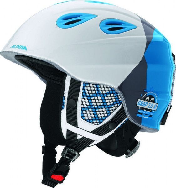 Горнолыжный шлем Alpina® Grap 2.0 A9086-12 A9086-12 р. 54-57 бело-голубой