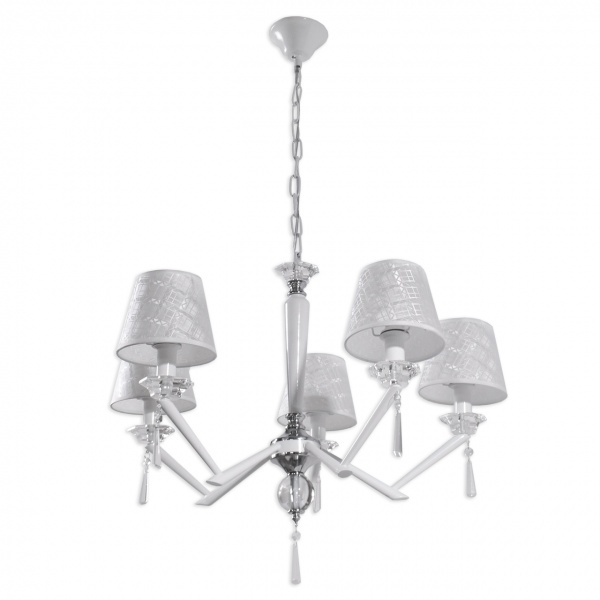 Люстра потолочная Hopfen Kassel 5x60 Вт E14 хром 