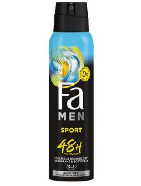 Спрей для тела Fa Man Sport Бодрая свежесть 150 мл