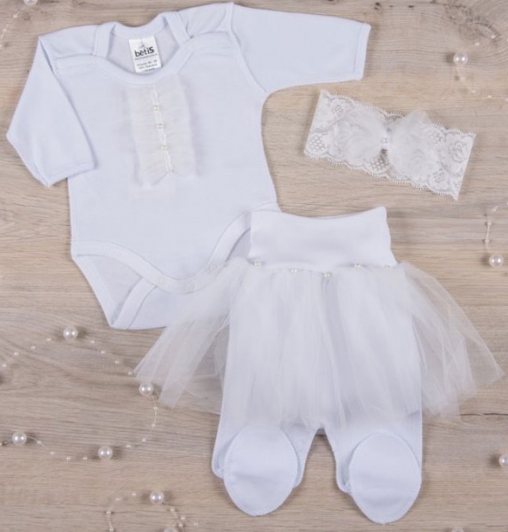 Комплект для новонароджених Betis Дівчинка білий р.62 27081349 