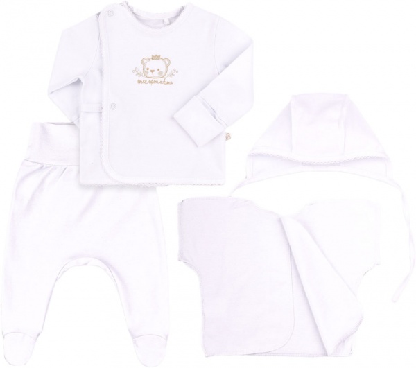 Комплект Bembi КП222 белый с бежевым р.56 5222001130.1G0 