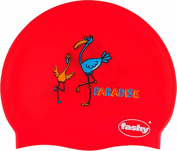 Шапочка для плавания Fashy 30402 SS22 30402 S красный