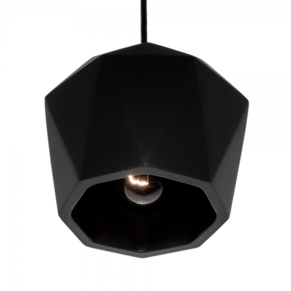 Світильник підвісний Luminaria 1x60 Вт E27 чорний DENVER P2205 BK 