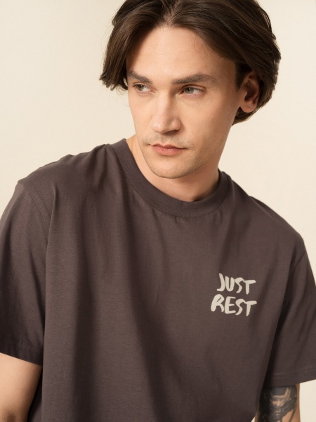 Футболка Outhorn TSHIRT M465 OTHSS23TTSHM465-50S р.2XL коричневий