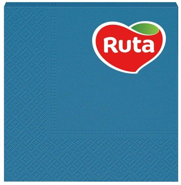 Серветки столові Ruta лазурні 33х33 см 20 шт.