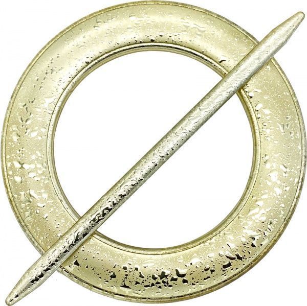 Декор Круг d150 мм мокрое золото С001-1а MISLT