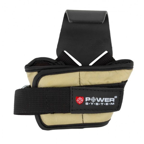 Крюк для тяги на запястья уни. XL черные Power System PS-3300_XL_Natural