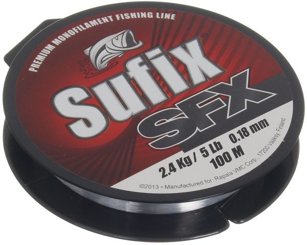 Леска Sufix SFX SELF HANGING SPOOL 100м 0,16мм 2,2кг прозрачная