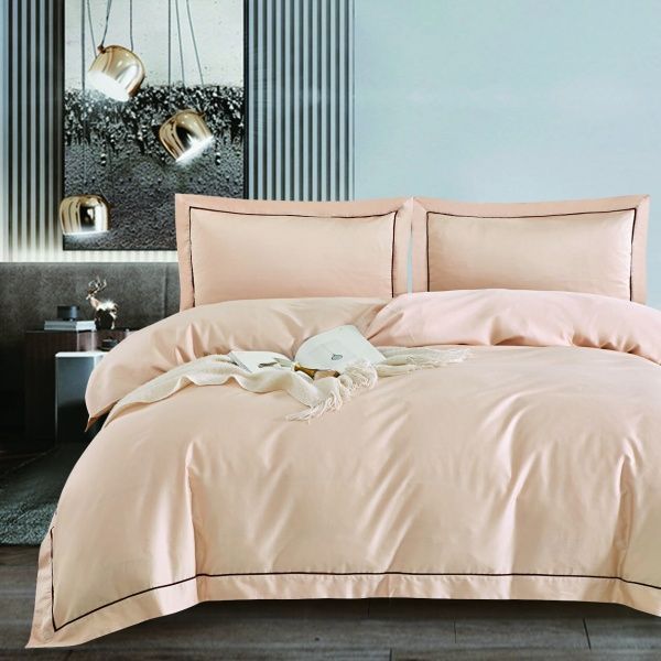 Комплект постільної білизни сімейний пудра La Nuit 