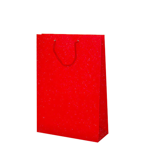 Пакет подарочный 35x24,5x9 см текстурный красный