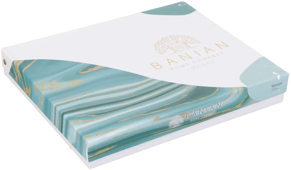 Скатерть Palmer 160x220 см бело-голубой Banian 