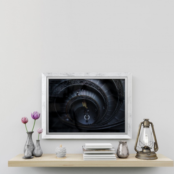 Рамка для фотографии со стеклом MARCO decor 2615N 1 фото 30х40 см белый с серебристым 