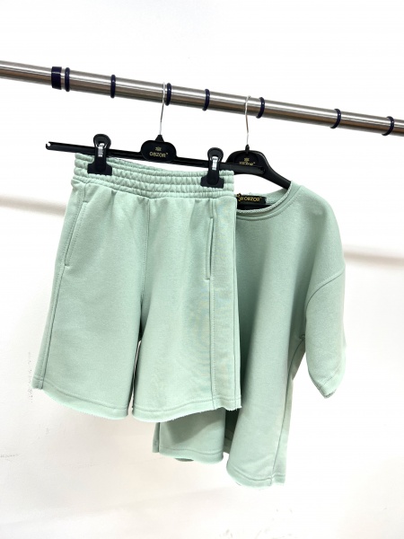 Костюм для девочек Obzor р.140 ментол 