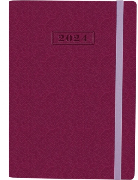 Щоденник датований бордовий Optima Namib A5 2024