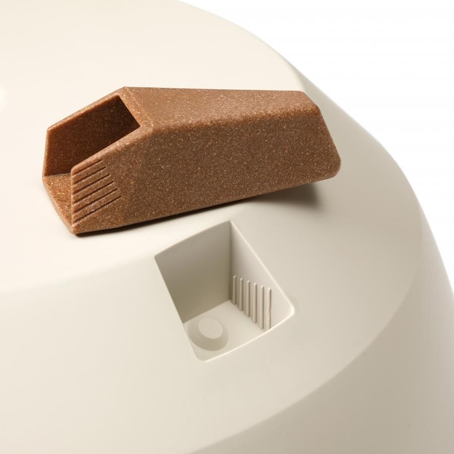 Вазон пластик ROMA 40х20,5 см круглий сірий бетон 21 л Lamela (9708819)